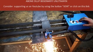 Plazma Kesim  Kesme Makinesi  El Yapımı  Basit  Plasma Cutting  Плазменная резка  قطع البلازما [upl. by Aniretake756]