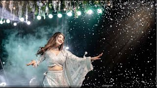 Beautiful Sangeet Dance Performance by the Bride and her Bridesmaids  Indian Wedding 4K  ATkiKT [upl. by Yelroc305]