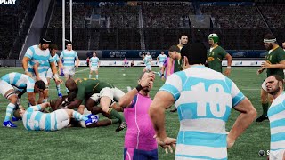 Rugby Challenge 4  Argentina Pumas vs Springboks  2023 Buenos Aires Stubborn defensive game [upl. by Dola]