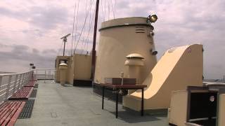 Oude veerboot Friesland op Terschelling 11 juni 2012 wwwterschellingfilmnl [upl. by Ainollopa]