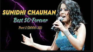 Sunidhi Chauhan best songs collection  Top 50 Sunidhi Chauhan  Hindi songs [upl. by Tonie415]