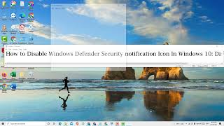 Windows Defender Security Center Disable Tray Icon In Windows 10 [upl. by Sheya364]