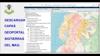 Descargar información geográfica del Geoportal de SIGTierras [upl. by Mackenzie]