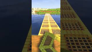 Minecraft Bridge Tutorial😱 shorts [upl. by Ahsetal]