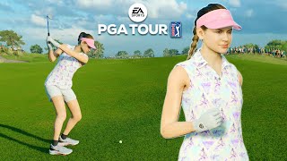 A NEW CAREER BEGINS  EA Sports PGA Tour Female Career Mode  Part 1 [upl. by Cottrell]