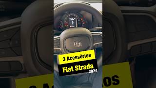 3 Acessórios Para Sua Fiat Strada 2024  fiatstrada fiat shorts [upl. by Diraj]