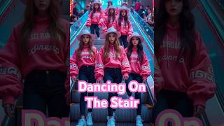 Just Dance On The Stairsdancing shortsvideo music [upl. by Milak]