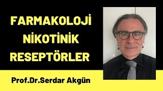 Farmakoloji Nikotinik reseptörler Serdr Akgün [upl. by Nonnahc747]