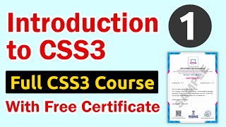 Introduction to CSS3 [upl. by Annhoj]