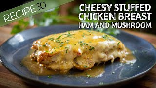 You must try this Cheesy Chicken Meal  Stuffed Chicken Breast with Mushroom and Ham [upl. by Ginder]