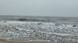 Darłówko beach waves nature morzebałtyckie travel śnieg 22112024 [upl. by Burkhard]