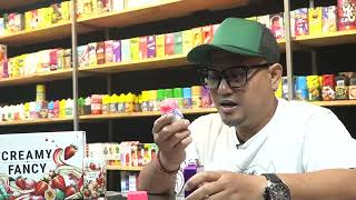 REVIEW LIQUID CREAMY FANCY quotGUMMY STRAWBERRY ICE CREAMquot NGEVAPE TAPI KAYAK NGUYAH PERMEN [upl. by Landa197]