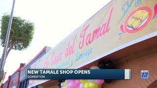 New tamale shop opens in Somerton [upl. by Lipps]