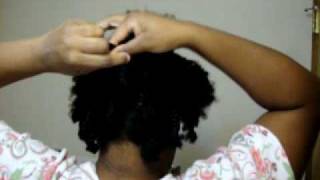 How To Remove a Knot from 4B Hair with Care 710 [upl. by Trebleht203]