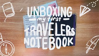 first impressions of the Travelers Notebook passport blue edition [upl. by Scoles]