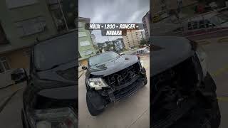 HİLUX RANGER L200 NAVARA  PROJE İŞLEMLEEİ DEVAM EDİYOR hilux4x4 offroad rize hiluxgr hilux [upl. by Borszcz]