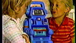 1985 Casey Robot Tape Player TV Commercial [upl. by Naharba870]