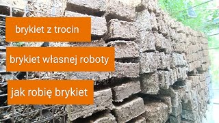 brykiet  brykiet z trocin  brykiet własnej produkcji  jak zrobić brykiet [upl. by Traweek874]