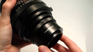 Cinema Style CarlZeiss Sonnar 18028 MC [upl. by Etnaik]