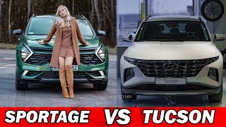 Kia Sportage 2022 VS Hyundai Tucson 2022  Który wybrać [upl. by Llerod]