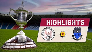 HIGHLIGHTS  Brechin City 11 Darvel  Scottish Cup 202122 Third Round [upl. by Eenaffit201]