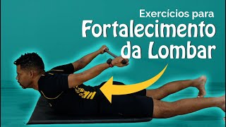 Exercícios para fortalecer e acabar com dores na lombar [upl. by Hurwitz]