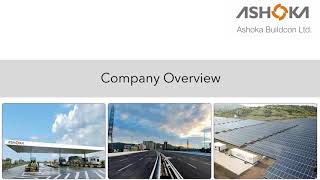 ASHOKA BUILDCON LTD Investor Presentation for Q2 FY March 2025 [upl. by Civ]