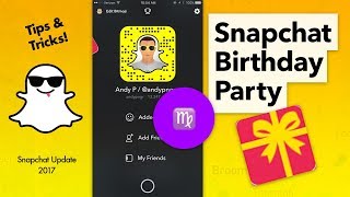 How to Turn On Snapchat Birthday Party [upl. by Emersen]