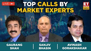 Share Market Updates Live  First Stocks Trade  Sanjiv Bhasin  Gaurang Shah  Avinash Gorakshakar [upl. by God]