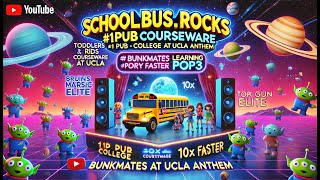 SchoolBusRocks 1Pub College  GEN Bruins Party Pop3 Bunkmates At UCLA Anthem Alexander The Great [upl. by Itsyrc450]