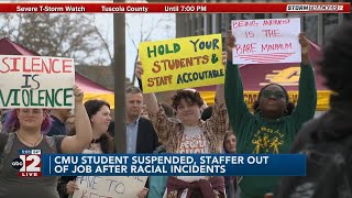 Students respond after CMU student suspended staffer out of job after racial slur [upl. by Eisned877]