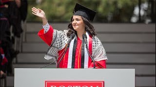 Boston University Commencement 2018 Student Speaker Yasmin Younis [upl. by Ramad]