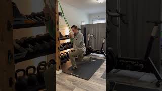 Assisted split squat isometric [upl. by Samale]