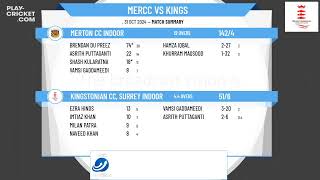 Merton CC Indoor v Kingstonian CC Surrey Indoor [upl. by Lunetta716]