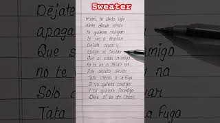 Sweater song lyrics lyrics sweater song songlyrics crismj [upl. by Hsenid875]