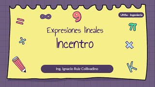 42  Expresiones lineales  Incentro [upl. by Gail]