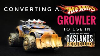 Hotwheels Gaslands Car Build Customising the Hotwheels Growler [upl. by Quick]