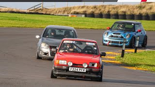 Anglesey Track Day 71024 Fiesta XR2 ST170 damp track [upl. by Birkner]