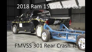 20092020 Ram 1500  Ram 1500 Classic Quad Cab FMVSS 301 Rear Crash Test 50 Mph [upl. by Lubet701]