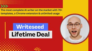 Writeseed Lifetime Deal I Create SEO optimized content for your blog website amp more 10x faster [upl. by Enileda]