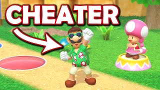 I Made Luigi CHEAT in Mario Party Superstars vs Master CPUs Best Items Mod [upl. by Imeka]