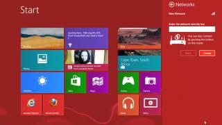 How to connect wireless using Windows 8 [upl. by Uhayile]