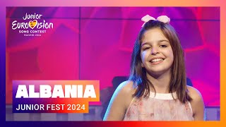 Nikol Çabeli  Vallëzoj  🇦🇱 Albania  National Final Performance  Junior Eurovision 2024 [upl. by Leciram]