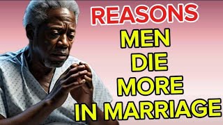 REASONS MEN DIE EARLIER THAN WOMEN IN MARRIAGE TIPS TO REDUCE IT men die  younger women [upl. by Zelig]