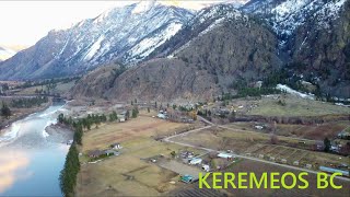 Keremeos BC Canada Similkameen River Drone Footage [upl. by Keiryt400]