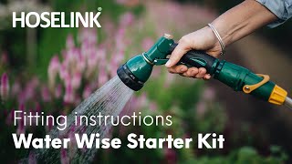 Hoselink Water Wise Starter Kit Fitting Instructions [upl. by Allemat]