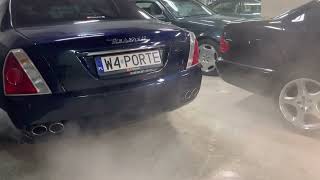 Maserati Quattroporte 42 V8 Automatica Executive GT stock exhaust no modificaton  mClassic [upl. by Cherry]