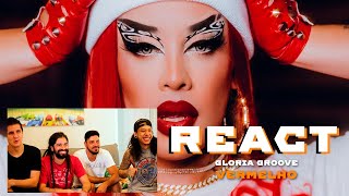 react GLORIA GROOVE  VERMELHO Clipe Oficial 🔥 reagindo [upl. by Ingaberg550]