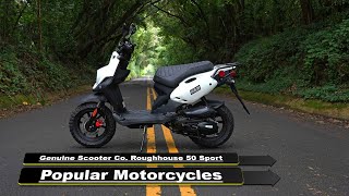 Genuine Scooter Co Roughhouse 50 Sport Popular 2024 Motorcycles [upl. by Ruggiero499]