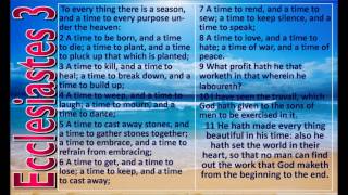 Ecclesiastes 3111 A Time for Everything [upl. by Yud]